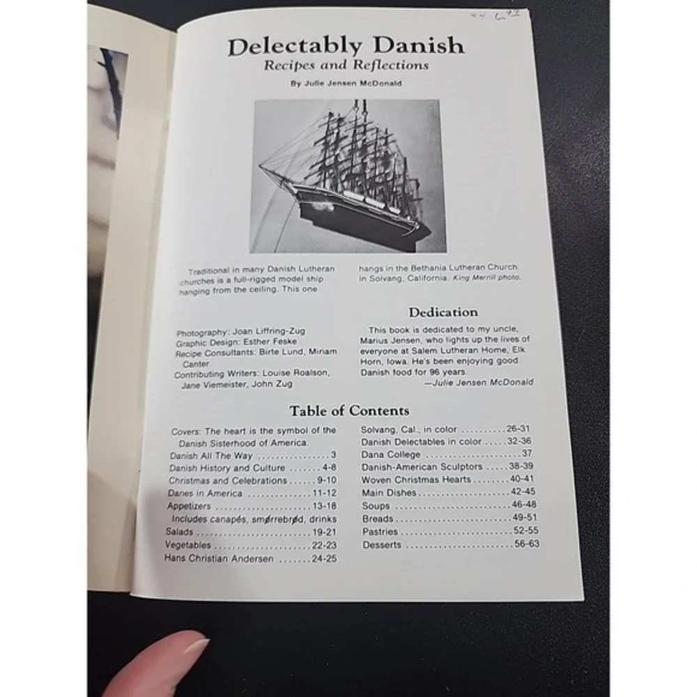 Delectably Danish: Recipes and‎ Reflections McDonald, Julie Jensen paperback Use